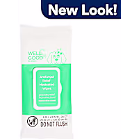 Well & Good Antifungal Relief Medicated Wipes for Dogs