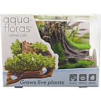 Penn Plax Tide & Treasure Aqua-Floras Living Log Grows LIVE Plants