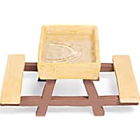 Imagitarium Picnic Table Reptile Feeding Dish