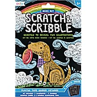 OOLY Playful Pups Scratch and Scribble Mini Scratch Art Kit