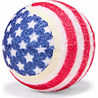 Petco American Flag Tennis Ball Dog Toy