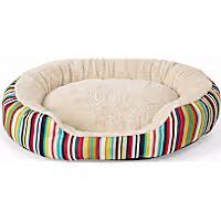 Petco Color Striped Step-In Dog Bed