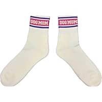 Zanden Striped Dog Mom Crew Socks