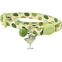 Max & Marlow Olive Martini with Buckle Kitten Collar