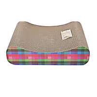 Max & Marlow Checkered Cat Scrtcher Ramp