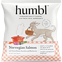 HUMBL Frozen Pourable Pouch EU-Sourced Norwegian Salmon Gently Cooked Dog Food