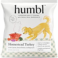 HUMBL Frozen Pourable Pouch EU-Sourced Homestead Turkey Gently Cooked Dog Food