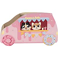 Happy & Polly Donut Car Cat Scratcher