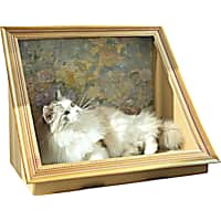Happy & Polly Retro Art Flower Cat Scratcher