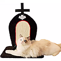 Happy & Polly Tombstone Design Upright Cat Scratching Post