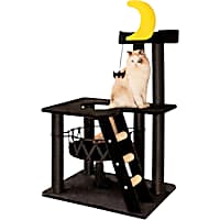 Happy & Polly Nightfall 40-in Plush Cat Tree