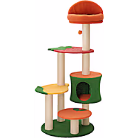 Happy & Polly Fruit World Plush Cat Tree