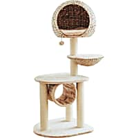 Happy & Polly Natural Plush Cat Tree