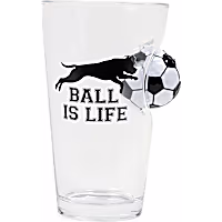 Petco Ball Is Life Soccer Ball Pint Glass