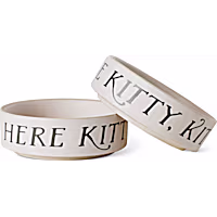 PetShop by Fringe Studio Here Kitty Kitty Stoneware Cat Bowl