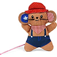 Petco Americana Farmer Mouse Cat Toy