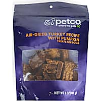 Petco Halloween Air-Dried Turkey Recipe with Pumpkin Treats for Dogs