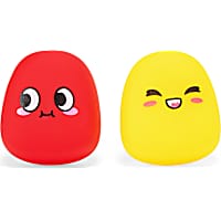 TRI Dots Vinyl Dog Toy, Pack of 2