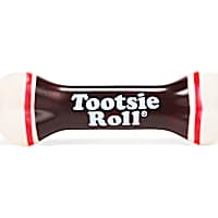 TRI Tootsie Roll Bone Vinyl Dog Toy