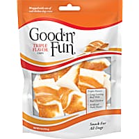 Good 'n' Fun Triple Flavor Chips, Long-Lasting Dog Chews