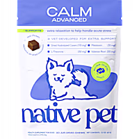 Native Pet Advanced Calm Chews Anxiety and Stress Support Supplement for Dogs