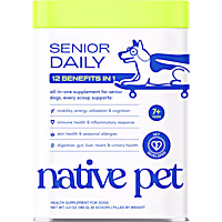 Native Pet Senior Daily All-in-One Supplement Powder for Senior Dogs