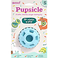Woof Buddy Blue Party Pupsicle Treat Dispensing Dog Toy