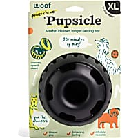 Woof Black Pupsicle Power Chewer Refillable Dog Toy