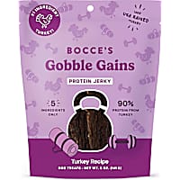 Bocce's Bakery Gobble Gains Jerky Protein Cuts Dog Treats