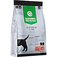 Nature's Protection Superior Care Salmon & Rice, Puppy All Sizes Dark Coat Dogs Hypoallergenic Dry Dog Food
