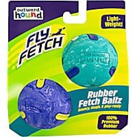 Outward Hound FlyFetch Rubber Fetch Ballz 2.6" Dog Toy