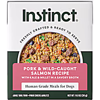 Instinct Freshly Crafted Meals Pork & Wild-Caught Salmon Recipe Dog Food