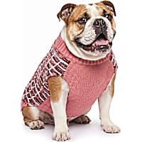 Petco Pink Textured Knit Pet Sweater