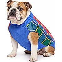 Petco Color Block Plaid Pet Sweater