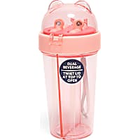 Petco Pink Two-Sided Dual Beverage Water Bottle
