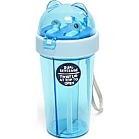 Petco Blue Two-Sided Dual Beverage Water Bottle