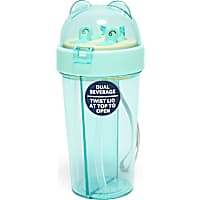 Petco Green Two-Sided Dual Beverage Water Bottle