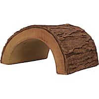 A&E Cage Company Natural Half Wood Log