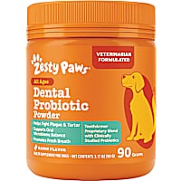 Zesty Paws Bacon Dental Probiotic Powder for Dogs