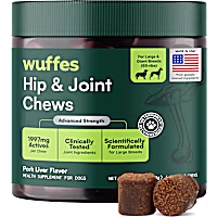 Wuffes Advanced Hip & Joint Support Soft Chews for Dogs, Large & Giant Breeds