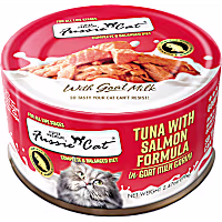 Fussie Cat Premium Tuna w/Salmon in Goat Milk Cat Food