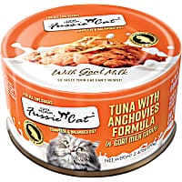 Fussie Cat Premium Tuna w/Anchovies in Goat Milk Cat Food