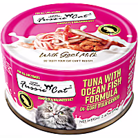 Fussie Cat Premium Tuna w/Oceanfish in Goat Milk Cat Food