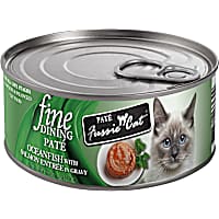 Fussie Cat Fine Dining Pate Oceanfish with Salmon Entree Cat Food