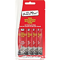 Fussie Cat Premium Tuna w/Salmon in Goat Milk Puree Cat Treats