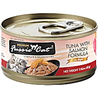 Fussie Cat Premium Tuna with Salmon Formula in Aspic Cat Food