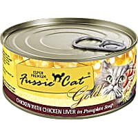 Fussie Cat Super Premium Chicken with Chicken Liver Formula in Pumpkin Soup Cat Food