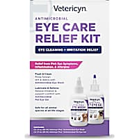 Vetericyn Eye Cleaning + Irritation Relief Antimicrobial Pet Eye Care Relief Kit