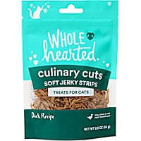WholeHearted Duck Recipe Soft Jerky Strips Treats for Cats