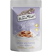 Fussie Cat Pouch Chicken with Pumpkin in Goat Milk Mousse Kitten Food